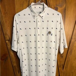 KJUS Golf Polo Ski Print, Men’s Medium